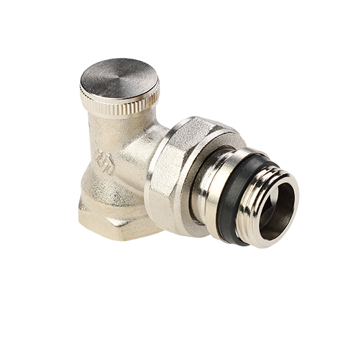 Клапан настроечный угловой с самоуплотняющимся кольцом MVI 1/2"