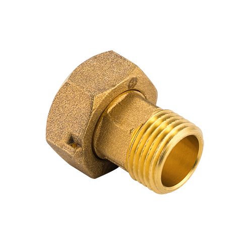 Штуцер для присоединения счетчика MVI 1/2" x 3/4" (комплект 2 штуки)